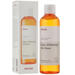 Тонер освітлюючий з галактомісісом і вітамінним комплексом Manyo Galac Whitening Vita Toner фото 2