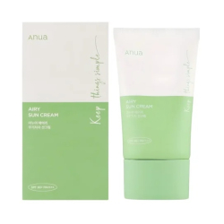 Легкий мінеральний сонцезахисний крем для обличчя Anua Airy Sun Cream фото 2