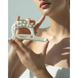 Керамічний масажер гуаша з білої глини, виготовлений вручну D'ALBA Slim Fit Ceramic Guasha фото 4
