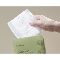 Бавовняні органічні прокладки великого розміру KUNDAL Signature Soft Cotton Cover Pad Large фото 2