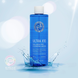Очищувальна вода для обличчя з морським колагеном Enough Ultra X10 Collagen Pro Cleansing Water фото 2