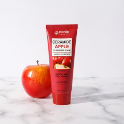 Пенка для умывания с керамидами Eyenlip Ceramide Apple Cleansing Foam фото 3