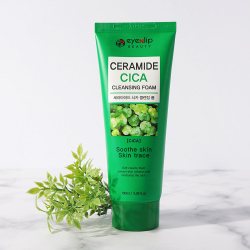 Пінка для вмивання з керамідами і центелою Eyenlip Ceramide Cica Cleansing Foam фото 3