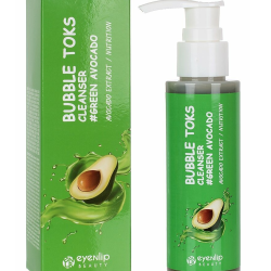Пінка для обличчя з авокадо Eyenlip Green Avocado Bubble Toks Cleanser фото 2