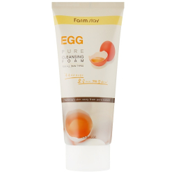 Пінка для вмивання FarmStay Pure Cleansing Foam Egg