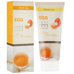 Пінка для вмивання FarmStay Pure Cleansing Foam Egg фото 2