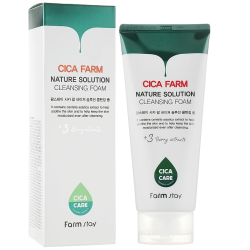 Пенка для умывания с центеллой FarmStay Cica Farm Nature Solution Cleansing Foam фото 2