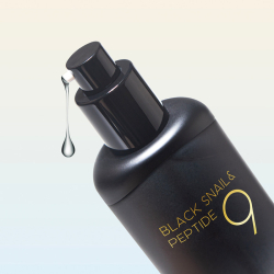 Тонер для обличчя з пептидами та равликом FarmStay Black Snail & Peptide 9 Perfect Toner фото 3