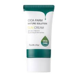 Сонцезахисний крем із центеллою FARMSTAY CICA FARM NATURE SOLUTION SUN CREAM