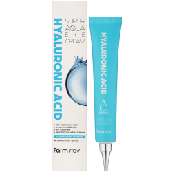 Крем для кожи вокруг глаз с гиалуроновой кислотой FarmStay Hyaluronic Acid Super Aqua Eye Cream фото 2