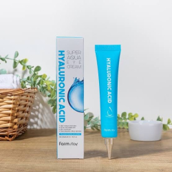 Крем для кожи вокруг глаз с гиалуроновой кислотой FarmStay Hyaluronic Acid Super Aqua Eye Cream фото 3
