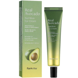 Крем для очей з маслом авокадо FarmStay Real Avocado Nutrition Eye Cream фото 2