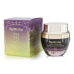 Ліфтинг крем для обличчя FARMSTAY GRAPE STEM CELL WRINKLE LIFTING CREAM