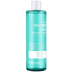 Заспокійливий тонік з олією чайного дерева FarmStay Vegan Tea Tree Cica Relaxing Toner