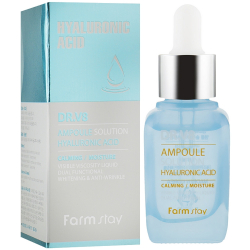 Концентрована сироватка для обличчя з гіалуроном FARMSTAY DR-V8 AMPOULE SOLUTION HYALURONIC ACID