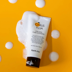 Пінка для вмивання FarmStay Citrus Yuja Vitalizing Foam Cleansing фото 3