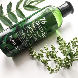 Тонер для обличчя із насінням зеленого чаю FarmStay 76 Green Tea Seed Premium Moisture Toner фото 3