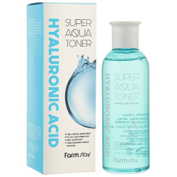 Екстра зволожуючий тонер для обличчя FarmStay Hyaluronic Acid Super Aqua Toner фото 2