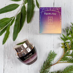 Крем для глаз со стволовыми клетками винограда FarmStay Grape Stem Cell Wrinkle Repair Eye Cream фото 4