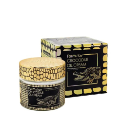 Крем для обличчя з крокодиловим маслом FARMSTAY CROCODILE OIL CREAM