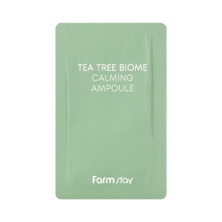 Пробник заспокійливої ампульної сироватки з екстрактом чайного дерева FARMSTAY TEA TREE BIOME CALMING AMPOULE