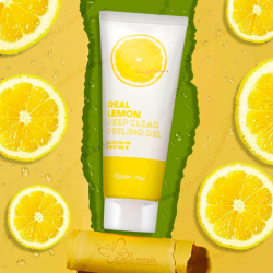 Пилинг-гель с лимоном FarmStay Real Lemon Deep Clear Peeling Gel фото 3