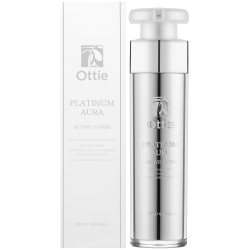 Антивіковий тонер із платиною Ottie Platinum Aura Active Toner фото 2