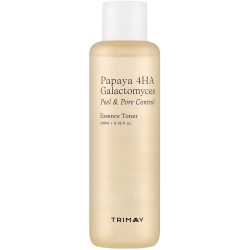 Тонер-есенція з ензимами Trimay Papaya 4HA Galactomyces Peel & Pore Control Essence Toner