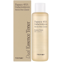 Тонер-есенція з ензимами Trimay Papaya 4HA Galactomyces Peel & Pore Control Essence Toner фото 2