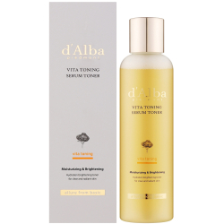 Тонер-сироватка з вітаміном С та екстрактом білого трюфелю D'Alba Vita Toning Serum Toner фото 2