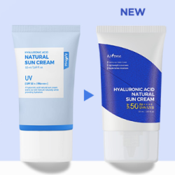 Мінеральний сонцезахисний крем для обличчя ISNTREE Hyaluronic Acid Natural Sun Cream фото 2