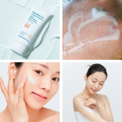 Зволожувальний сонцезахисний лосьйон з охолоджувальною дією REAL BARRIER Aqua Soothing Sun Lotion SPF50+PA++++ фото 2
