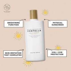 Легкий сонцезахисний крем для обличчя SKIN1004 Madagascar Centella Air-Fit Suncream Plus SPF 50+ PA+++ фото 3