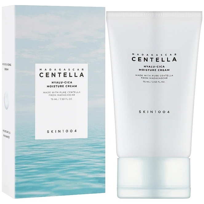 Зволожуючий крем з гіалуроновою кислотою та екстрактом центелли SKIN1004 Madagascar Centella Hyalu-Cica Moisture Cream фото 4