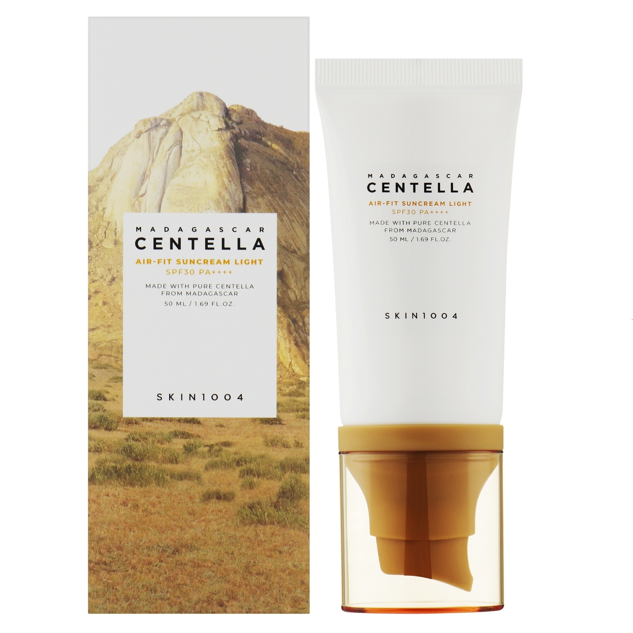 Легкий сонцезахисний крем SKIN1004 Madagascar Centella Air-Fit Suncream Light фото 4