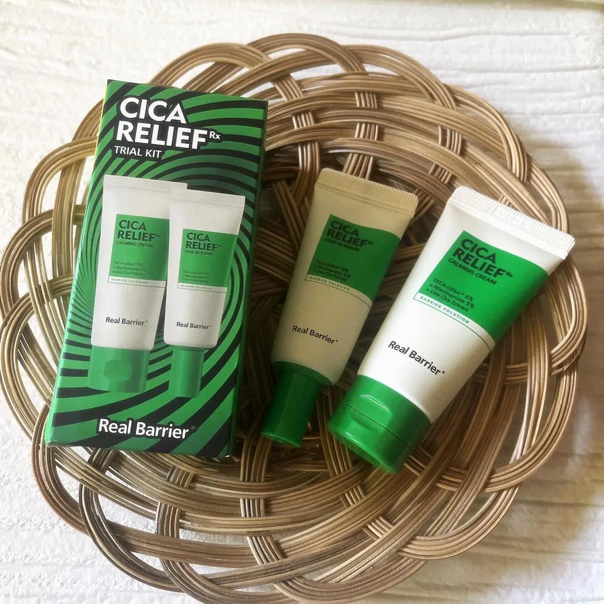 Набір засобів заспокійливих Real Barrier Cicarelief Rx Trial Kit
