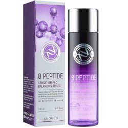 Антивіковий тонер для обличчя з пептидами Enough 8 Peptide Sensation Pro Balancing Toner фото 2