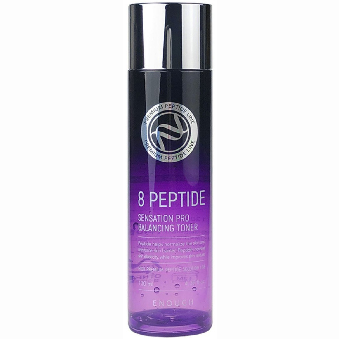 Антивіковий тонер для обличчя з пептидами Enough 8 Peptide Sensation Pro Balancing Toner фото 1