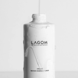 Тонер-есенція зі зниженим PH з аквапоріном і гіалуроновою кислотою Lagom Cellus Revive Essence Toner фото 3