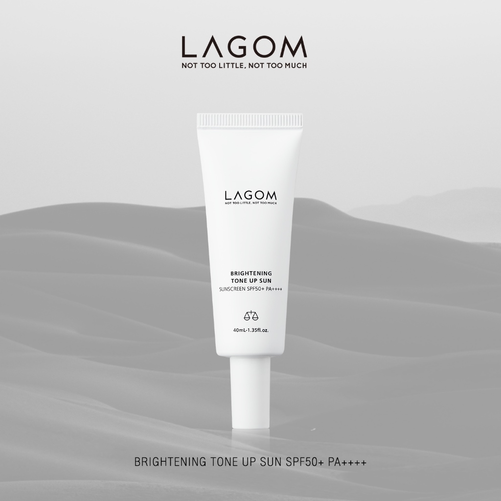Освітлювальний сонцезахисний крем з вирівнювальним ефектом Lagom Brightening Tone Up Sun SPF 50+ PA++++