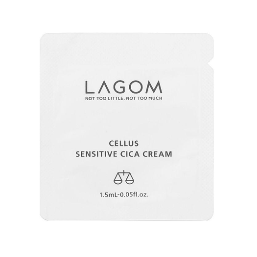 Заспокійливий крем для чутливої й проблемної шкіри LAGOM CELLUS SENSITIVE CICA CREAM