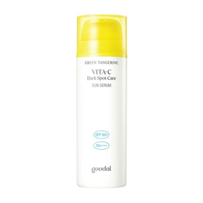 Сонцезахисна освітлювальна сироватка з вітаміном С Goodal Green Tangerine Vita C Dark Spot Care Sun Serum SPF50+ PA++++ фото 1