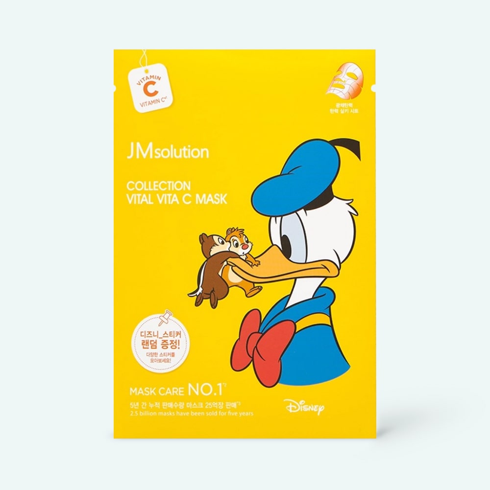 Тканинна маска з вітаміном С JMsolution Disney Collection Vital Vita C Mask фото 1