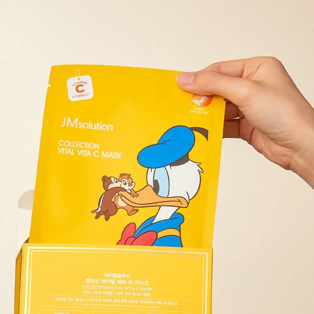 Тканинна маска з вітаміном С JMsolution Disney Collection Vital Vita C Mask фото 2