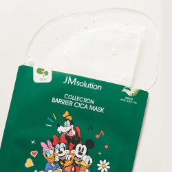 Тканинна маска для обличчя з екстрактом центелли JMsolution Disney Collection Barrier Cica Mask фото 2