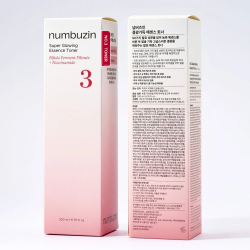 Тонер-есенція для сяяння шкіри Numbuzin No.3 Super Glowing Essence Toner фото 4