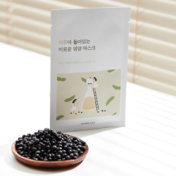 Поживна тканинна маска з екстрактом чорних соєвих бобів Round Lab Soybean Nourishing Mask Sheet фото 2