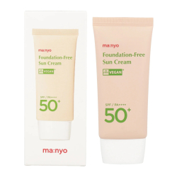 Крем сонцезахисний з тонувальною дією Manyo Foundation Free Sun Cream SPF 50+ PA++++ фото 2