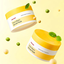 Маска-скраб для глибокого очищення з соєвими бобами Manyo Pure Bean Scrub Pack фото 4