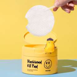 Педи гідрофільні для очищення шкіри з AHA BHA PHA кислотами Manyo Blackhead Kill Pad фото 3